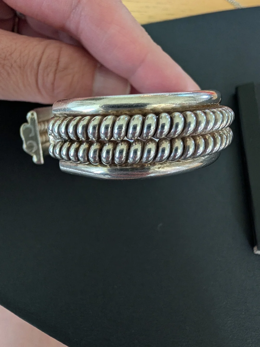 Native Tahe Sterling Silver Cuff Bracelet - Women's Accessory